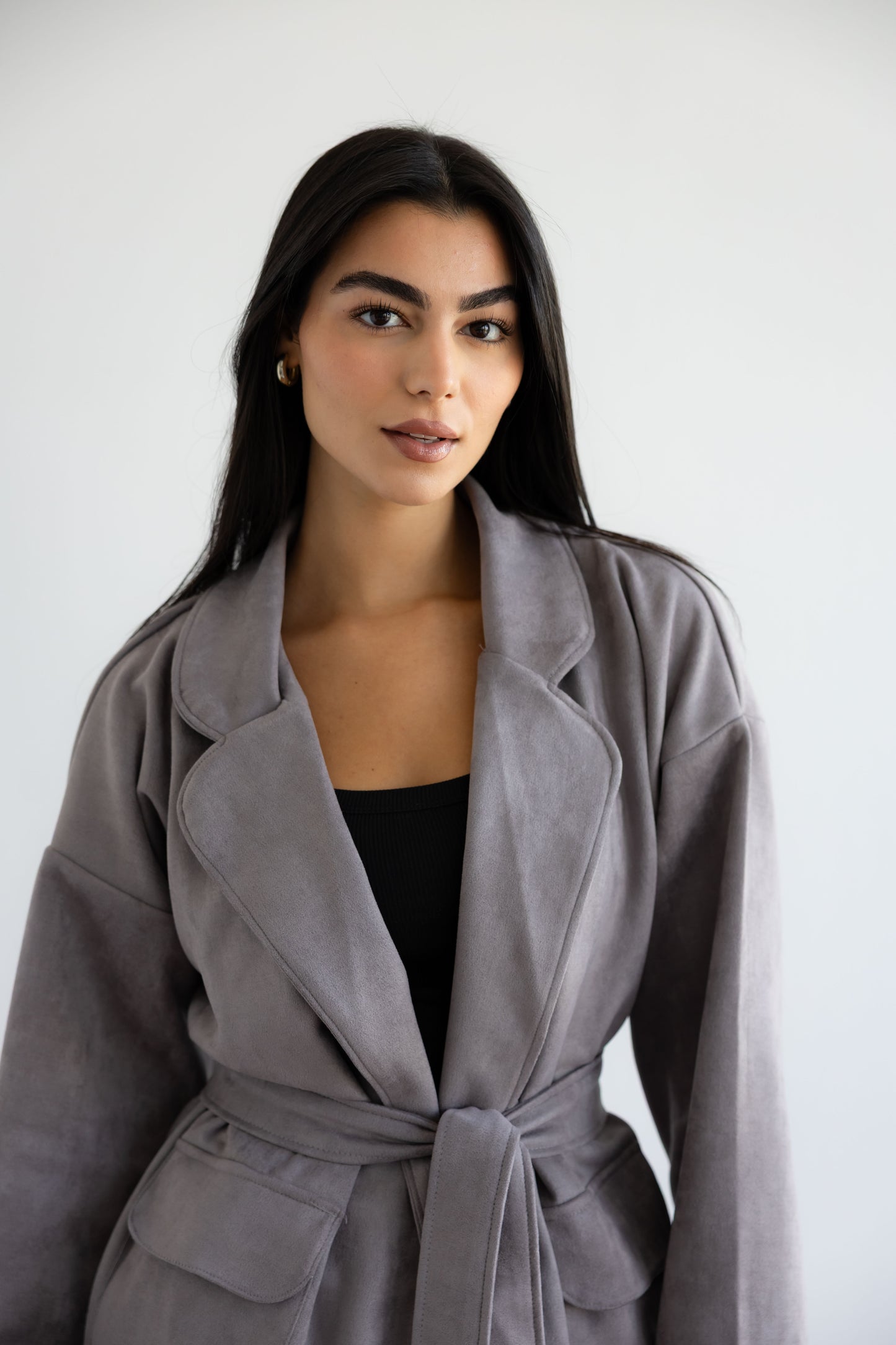 The Velvet Set In Grey