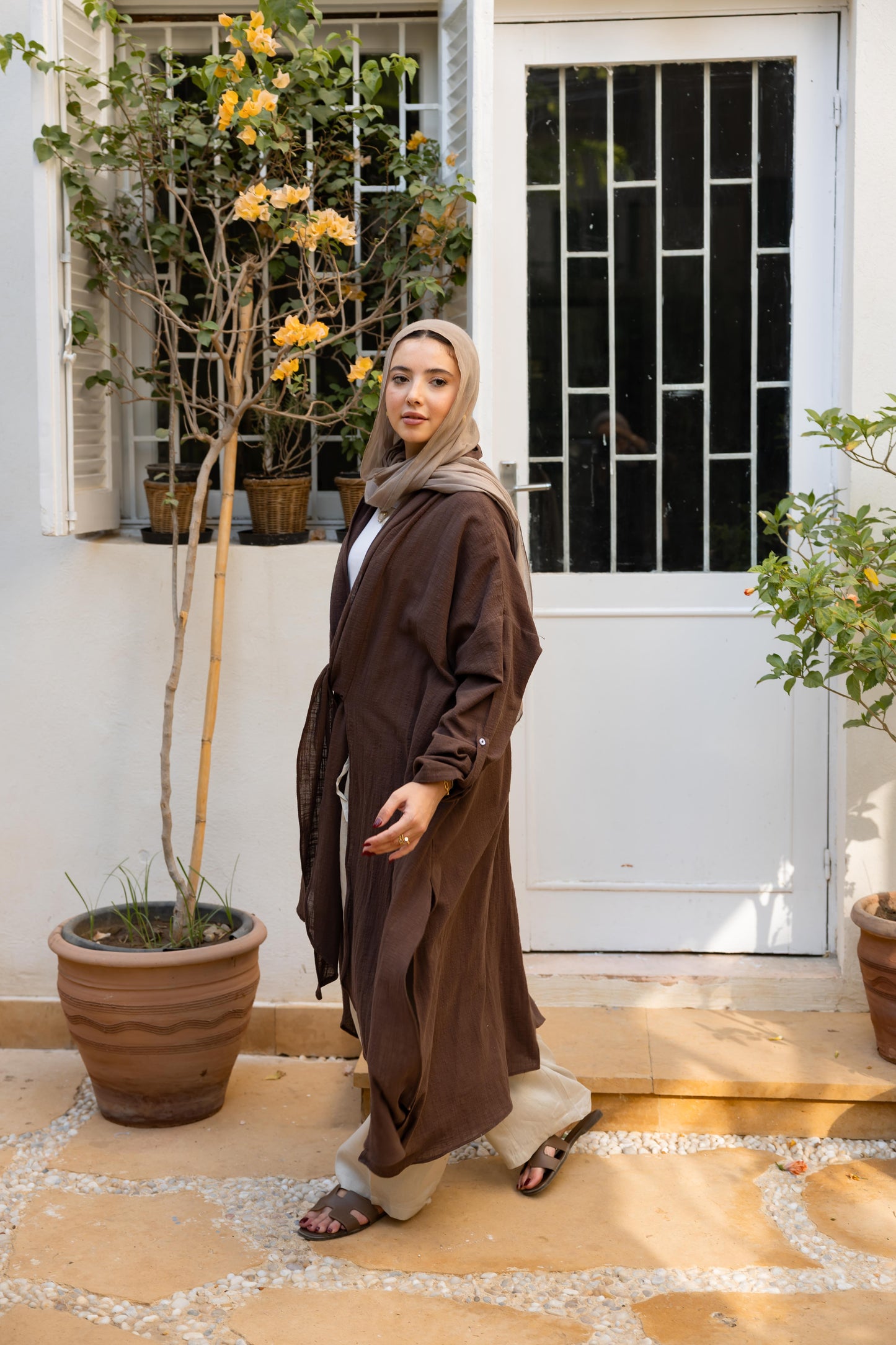 Sunset Flow Cardigan - Taupe