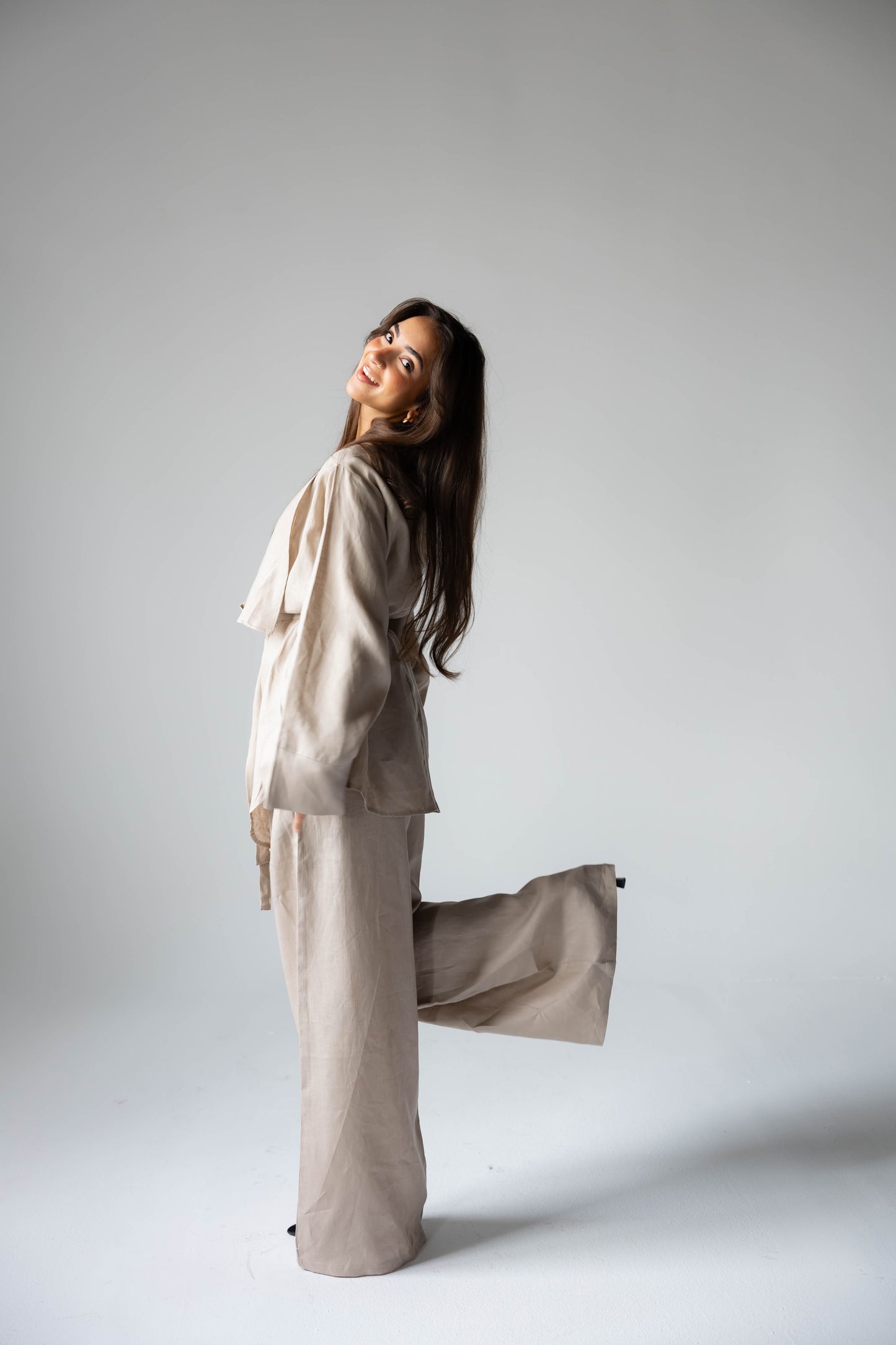 Pure Linen Essence Set In Café