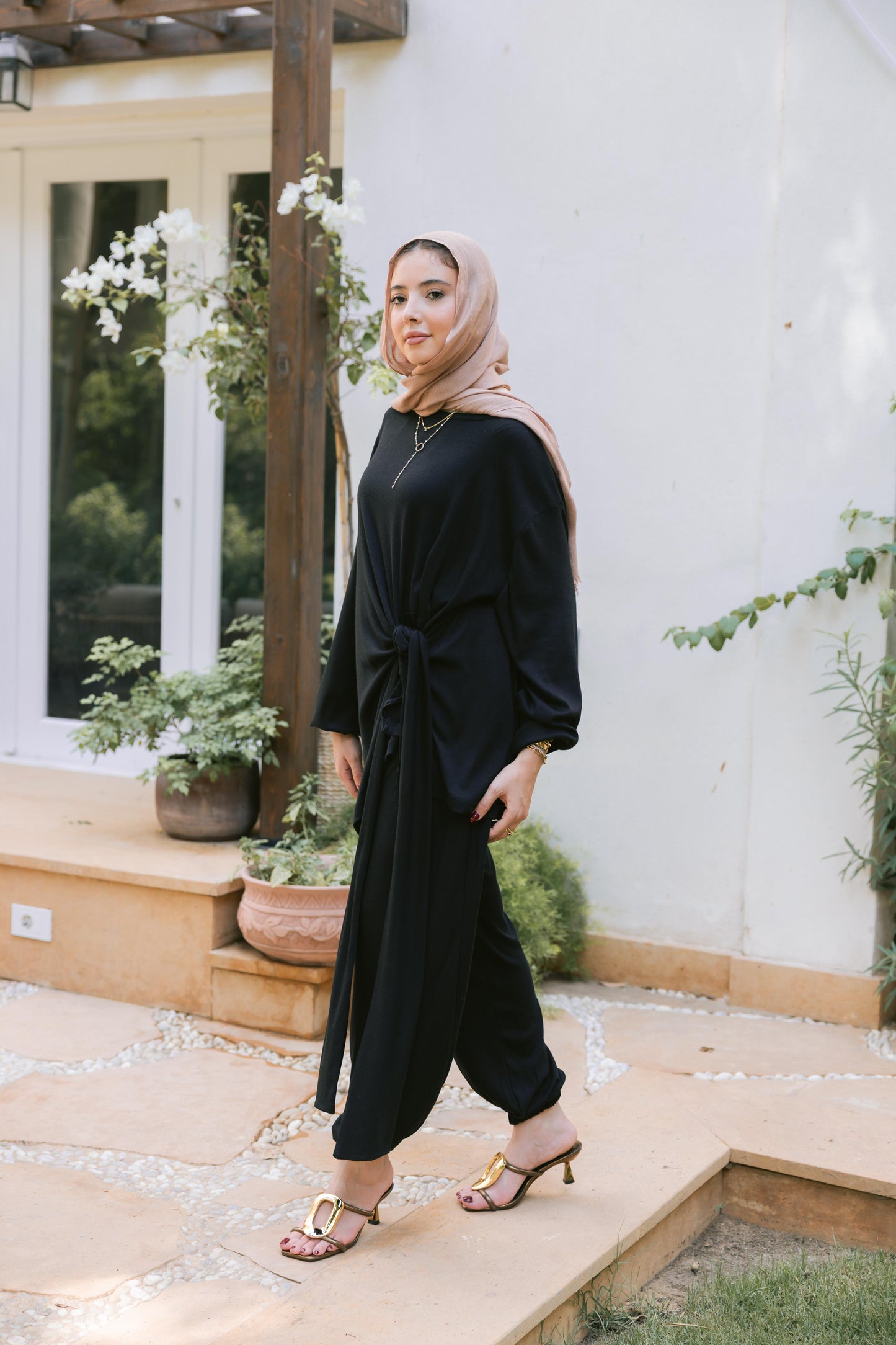 The Side Knot Set - Black