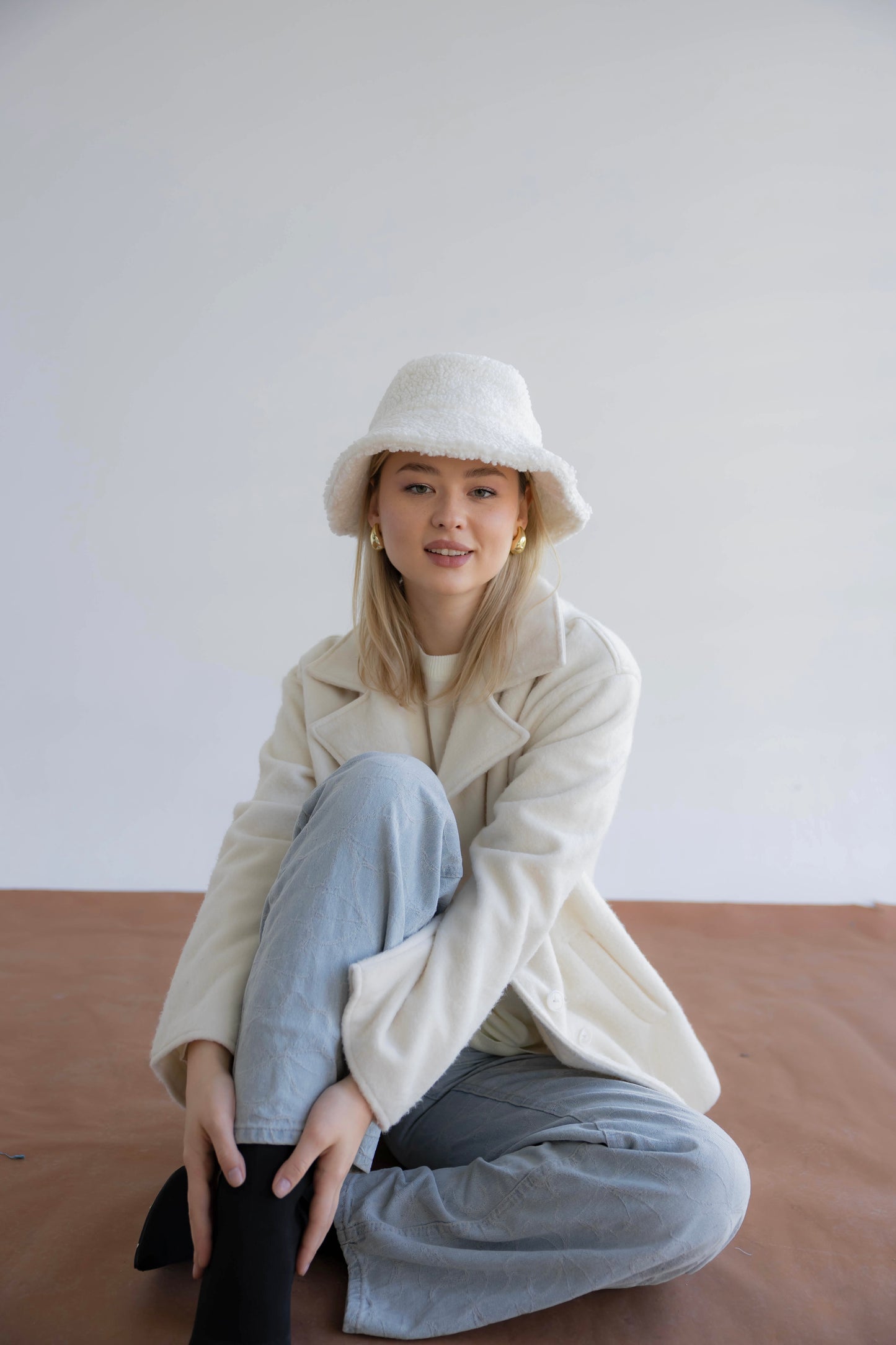 Fur Muse Jacket In Off-White