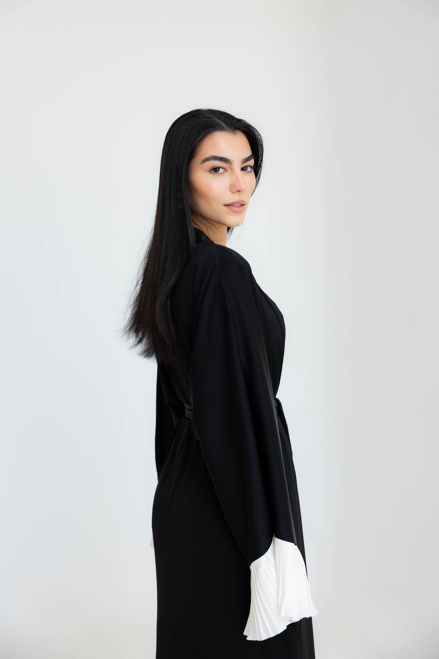 Grace Kaftan - Black X White