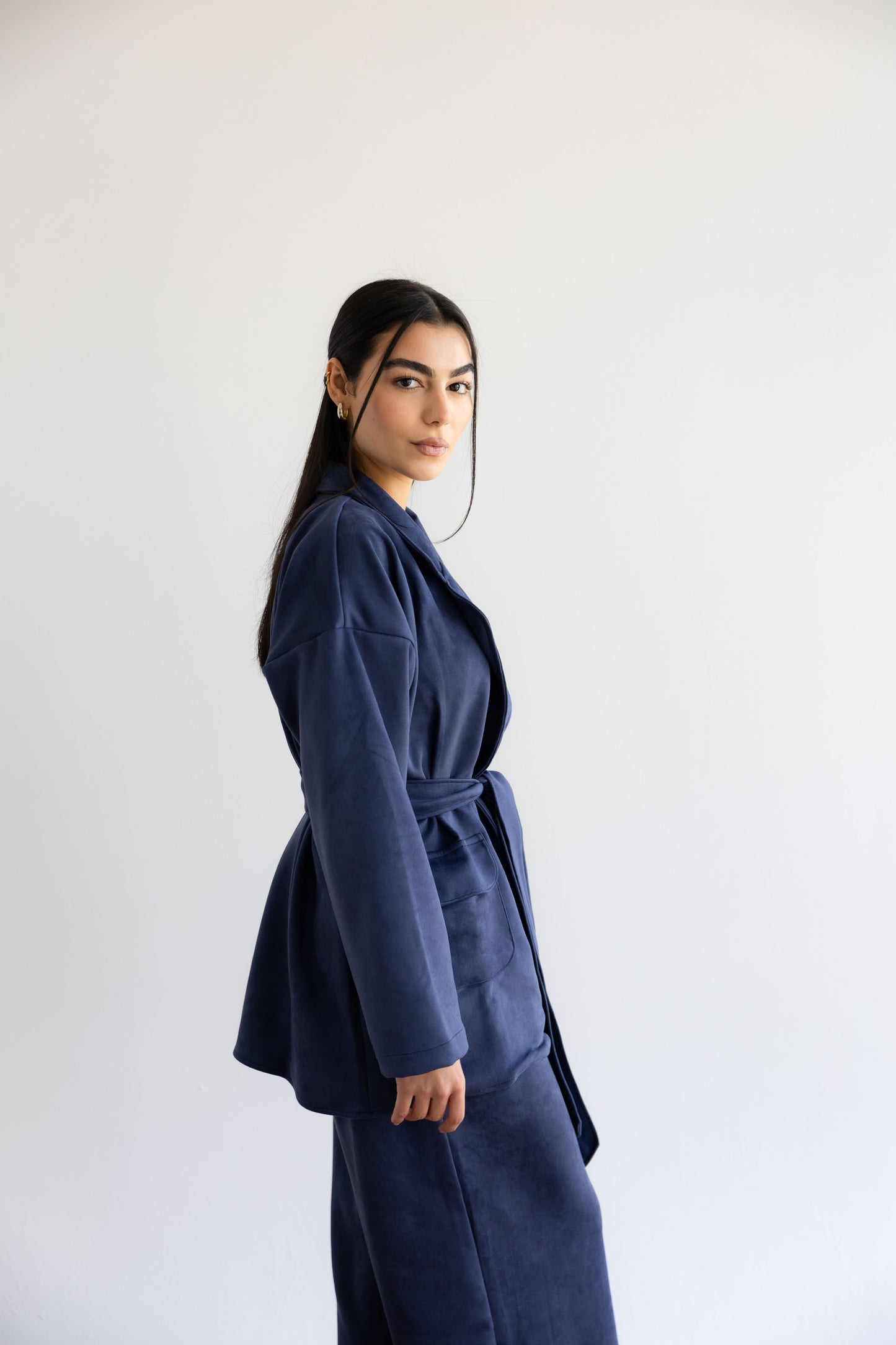 The Velvet Set In Navy