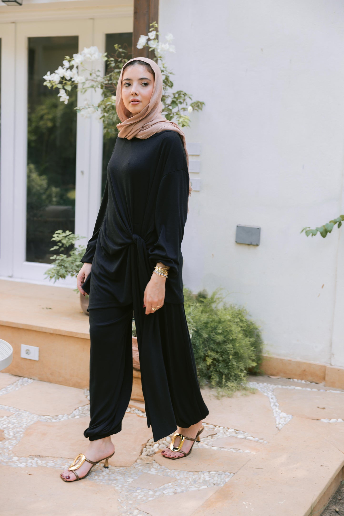 The Side Knot Set - Black