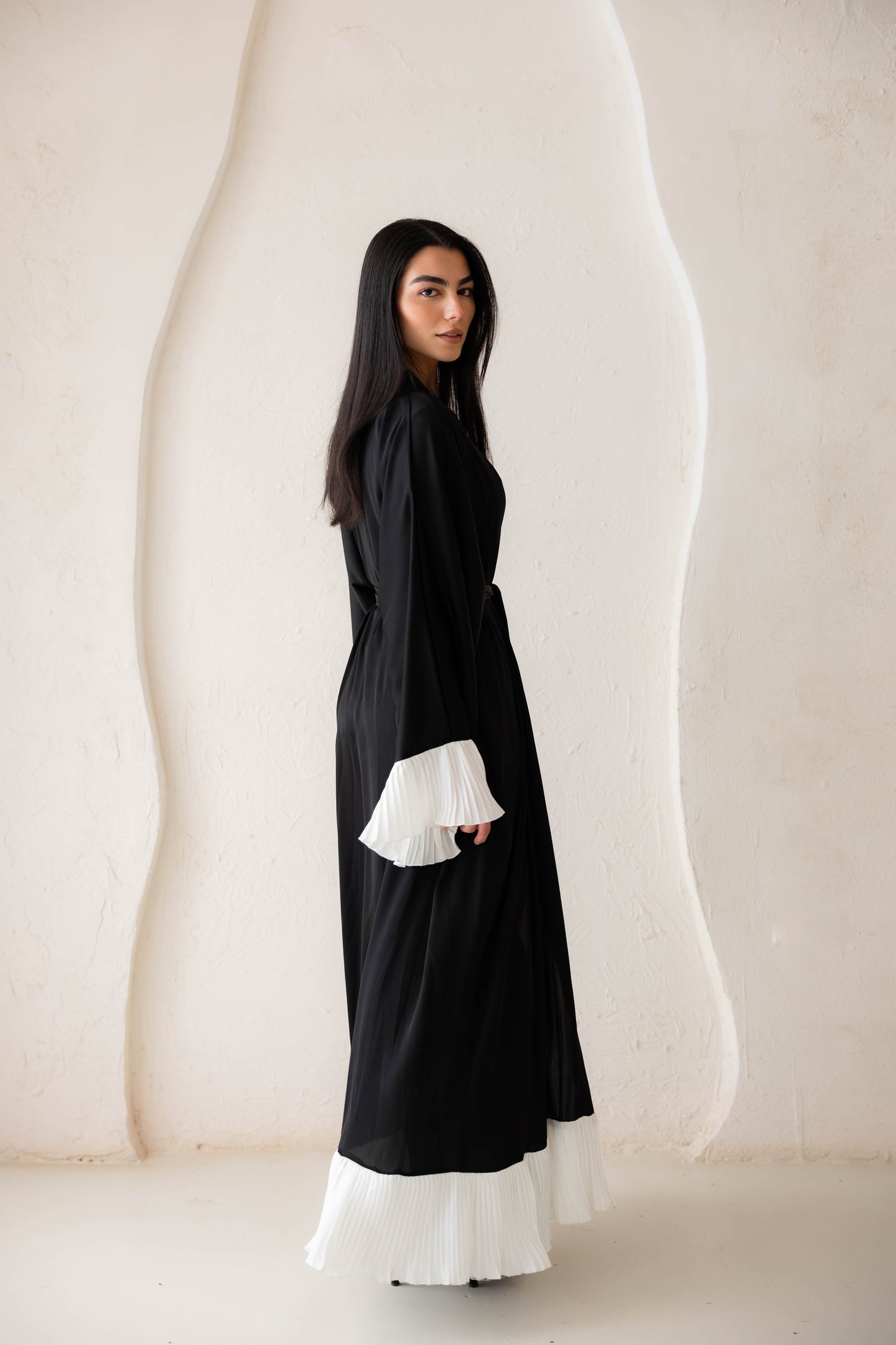 Grace Kaftan - Black X White