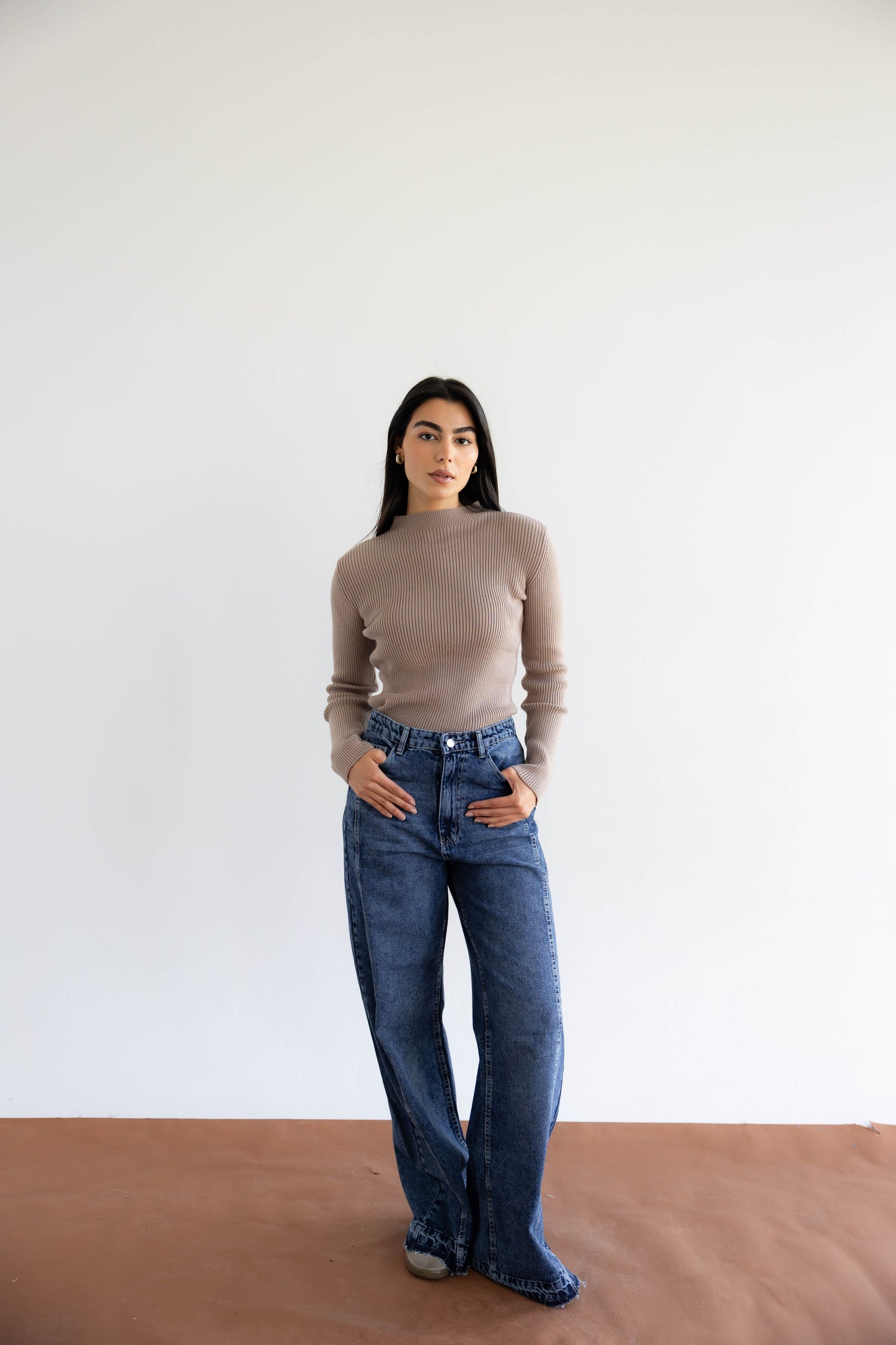 Signature Denim Pants In Blue