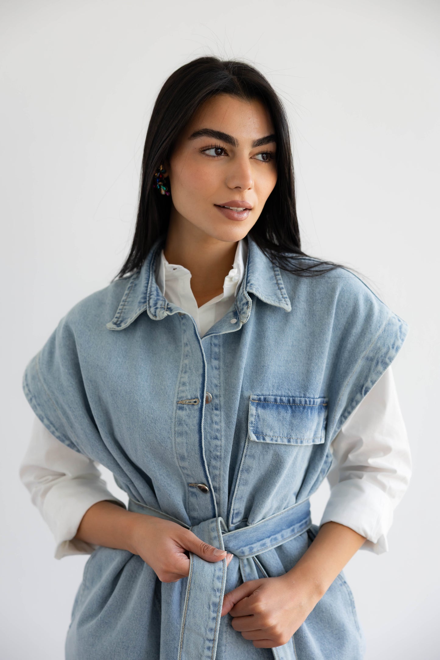 Born To Shine Denim Vest