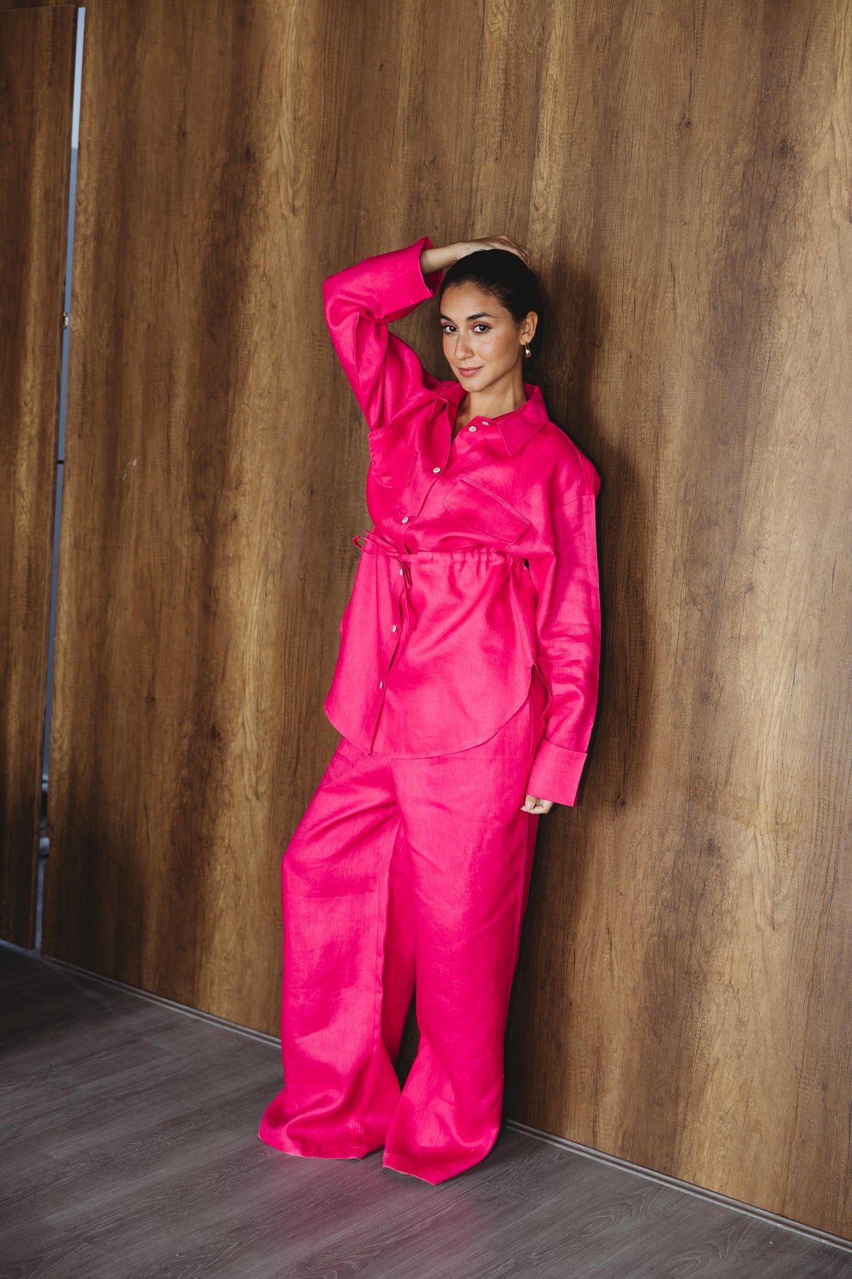 ASMC Signature Linen Set - Hot Pink