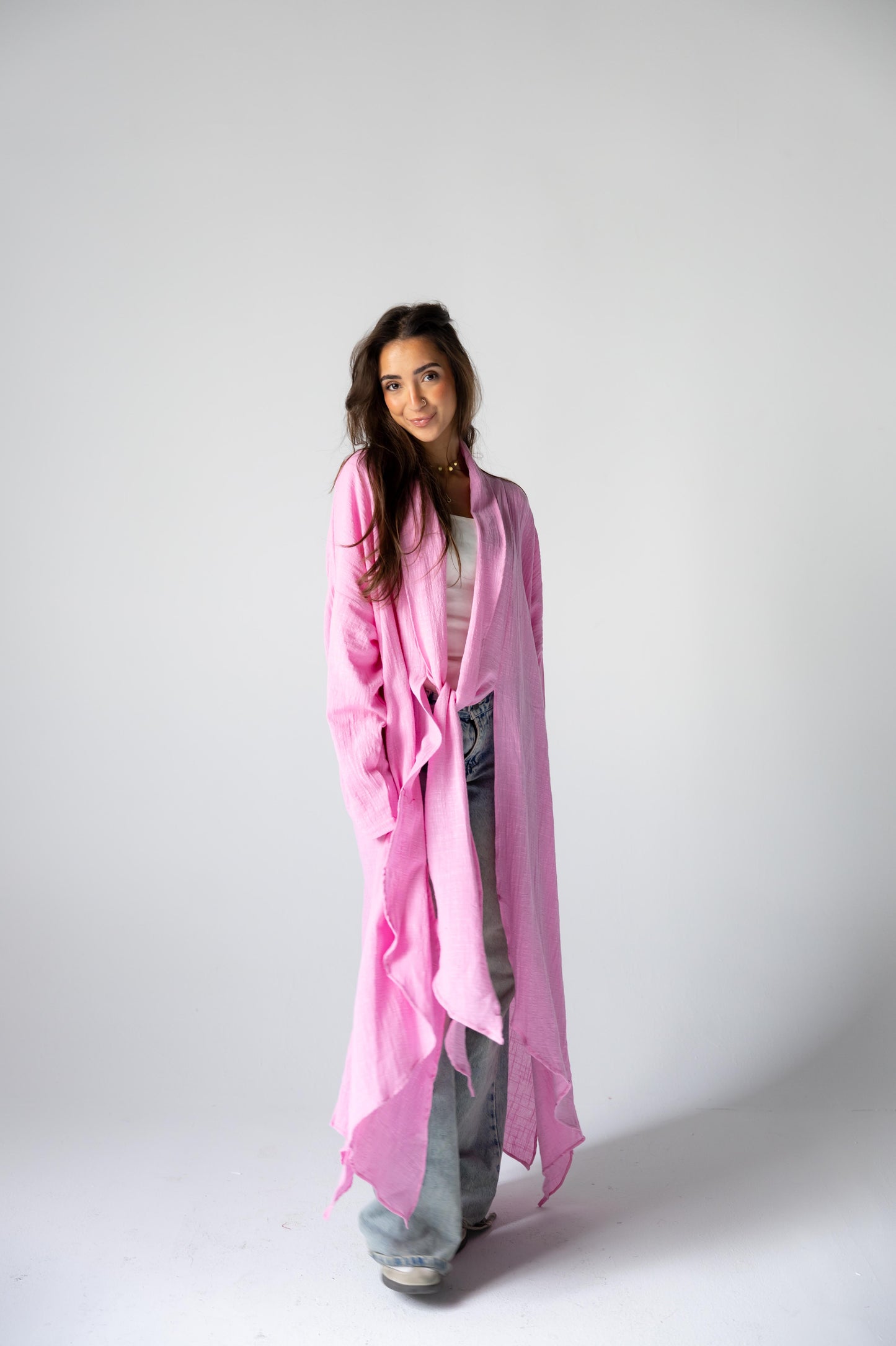 Sunset Flow Cardigan - Pink
