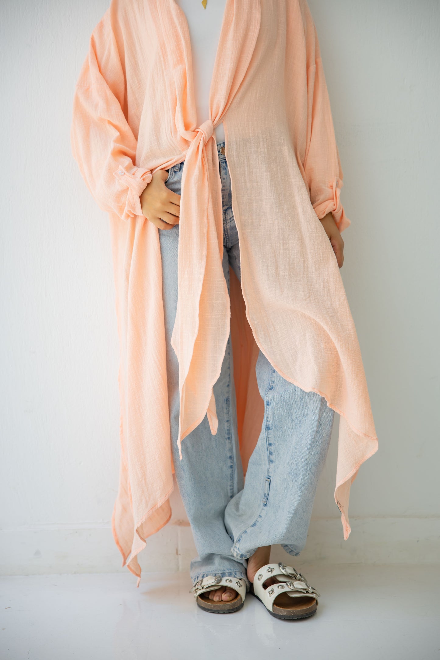 Sunset flow in Pastel orange