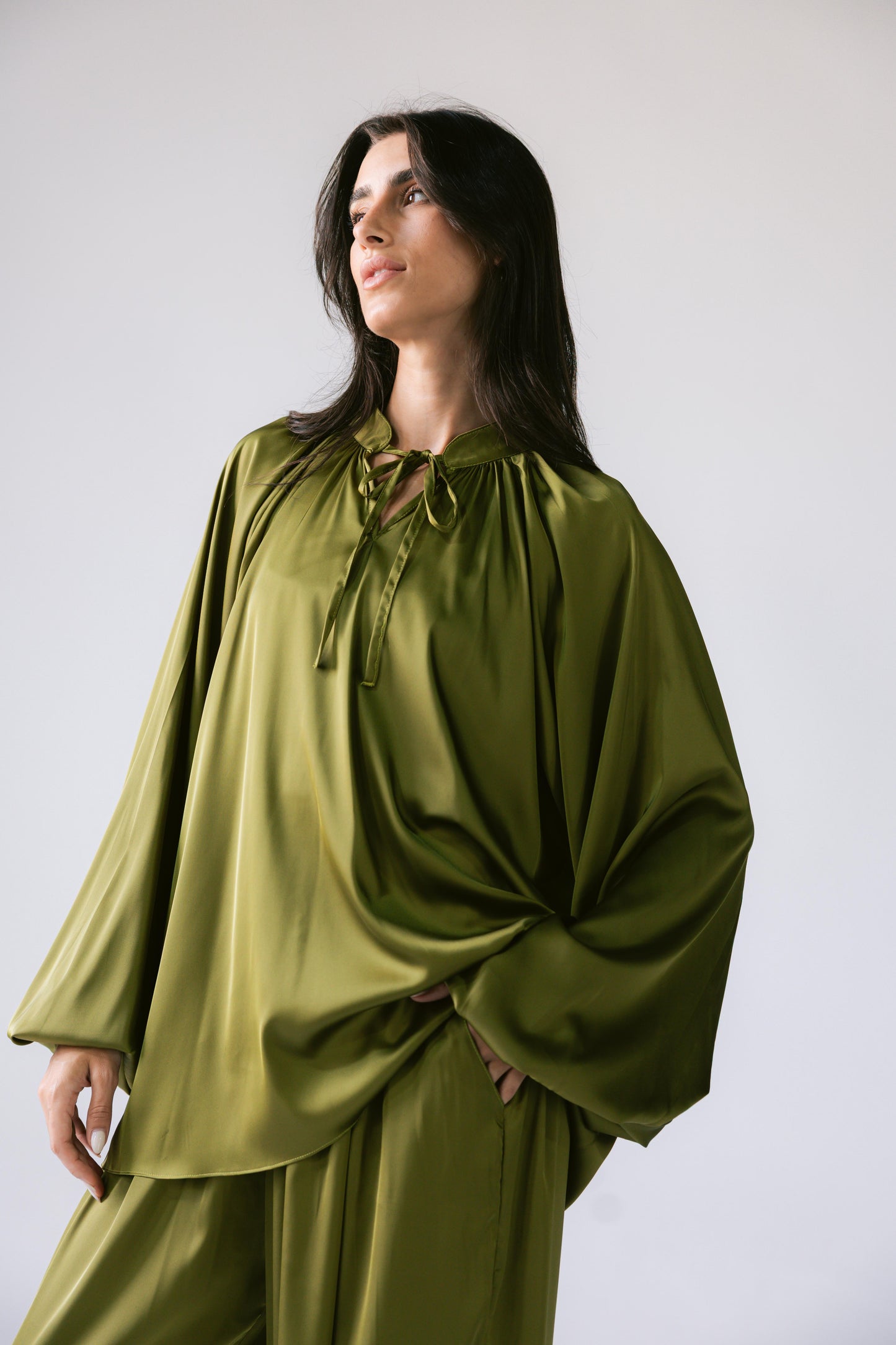 Satin Affair Set - Kiwi