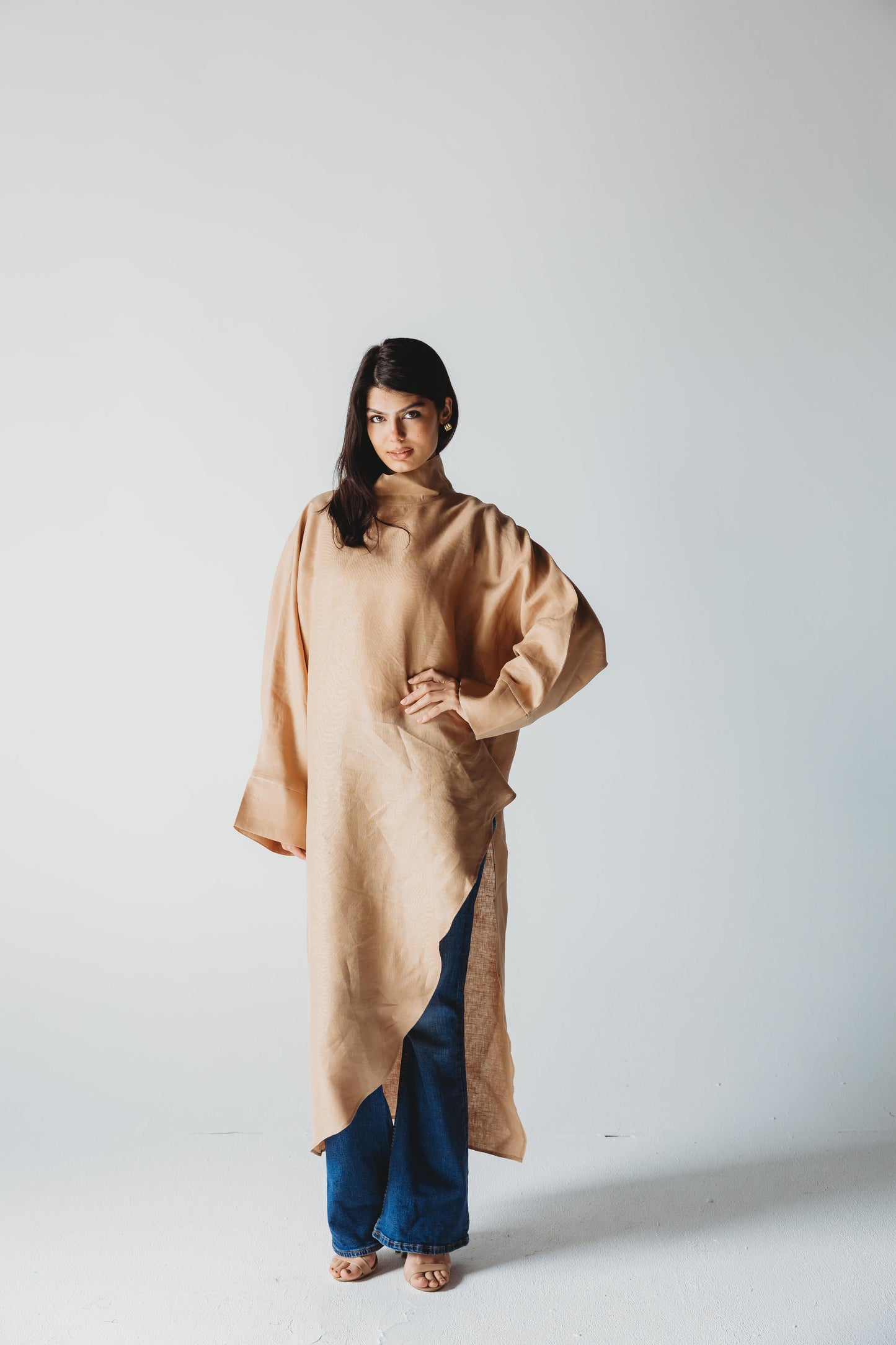 Pure Linen Luxe Drape - Sand