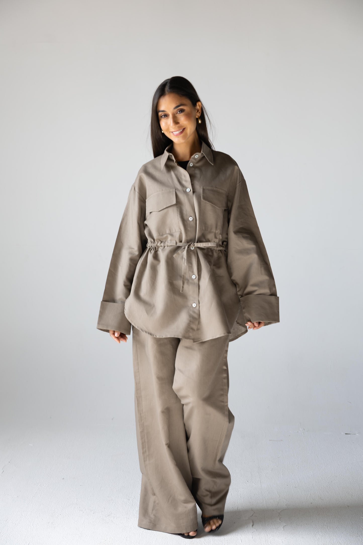 ASMC Signature Linen Set - Earthy Greige