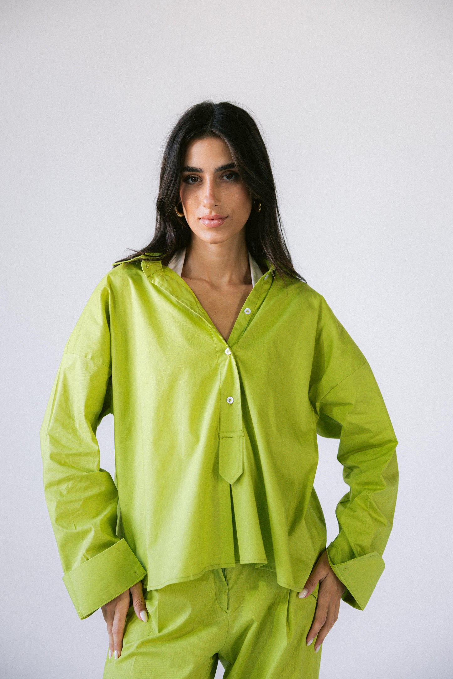 By The Beach Poplin Set - Pineapple